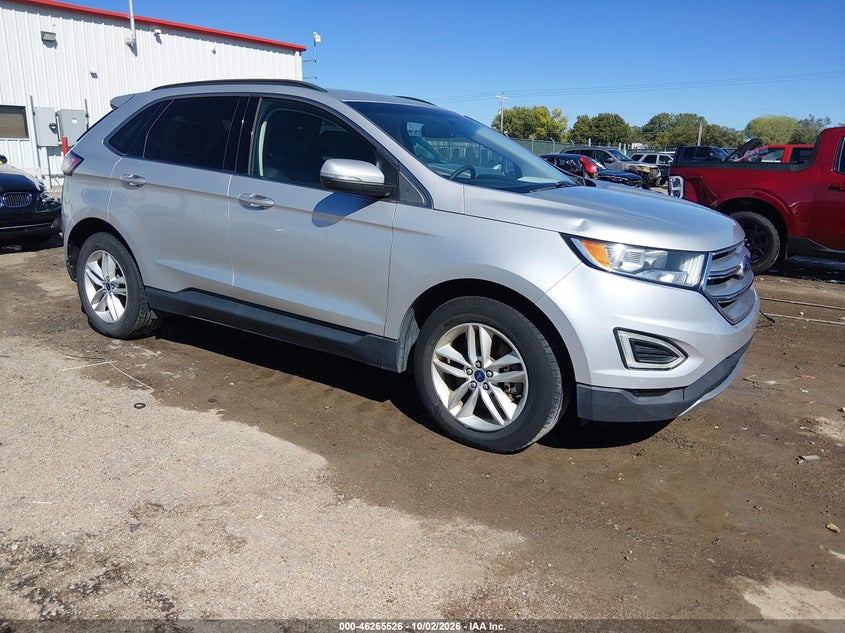 Vin: 2fmtk4j86fbb53214, lot: 46765605, ford edge sel 20151