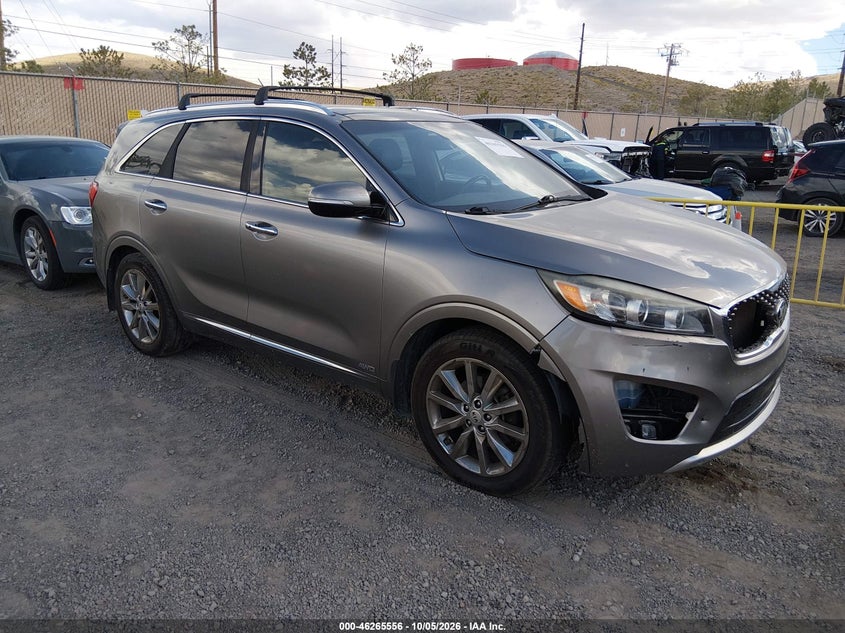 Vin: 5xypkda58gg083806, lot: 46765635, kia sorento 3.3l sxl 20161