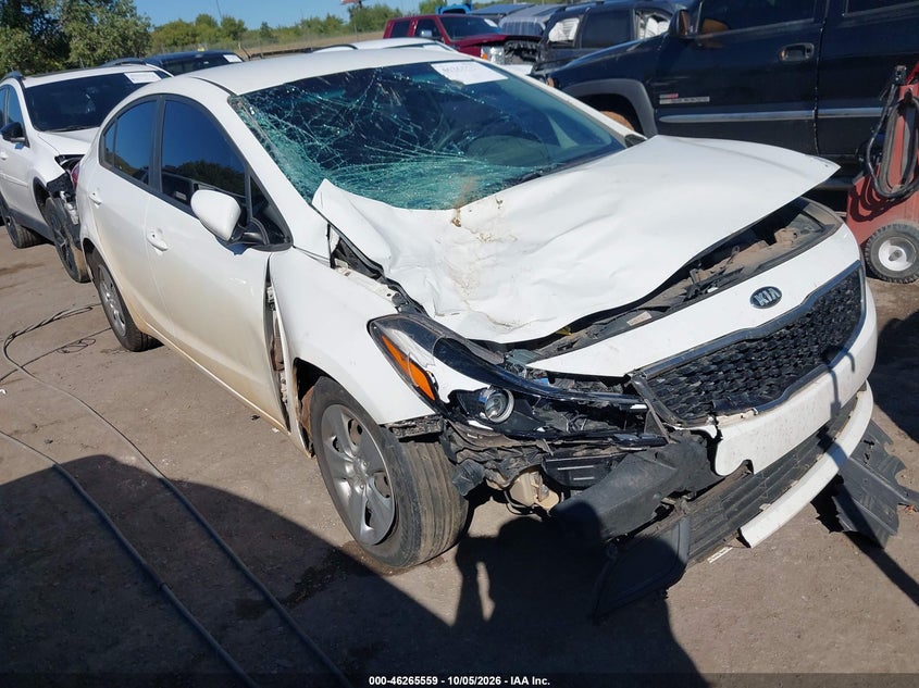 Vin: 3kpfk4a70he028410, lot: 46765638, kia forte lx 20171