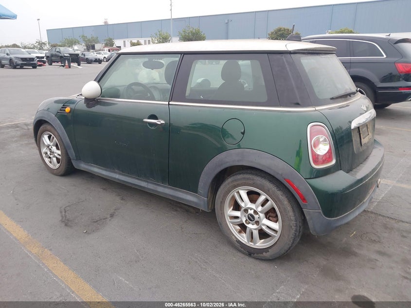 Vin: wmwsu3c55dt684633, lot: 46765642, mini hardtop cooper 20133