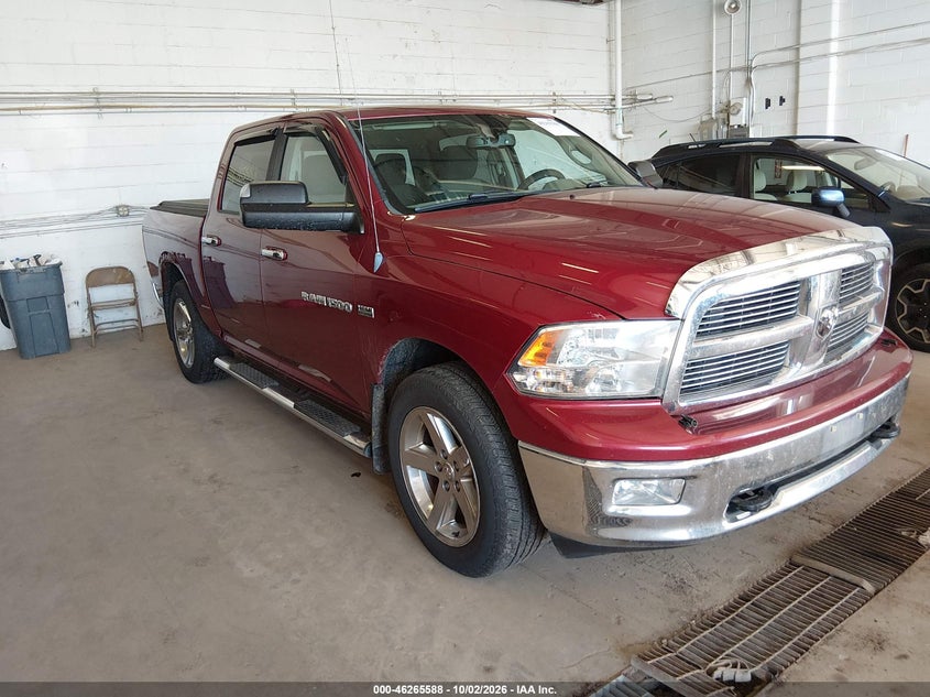 Vin: 1c6rd7lt0cs203321, lot: 46765667, ram 1500 slt 20121