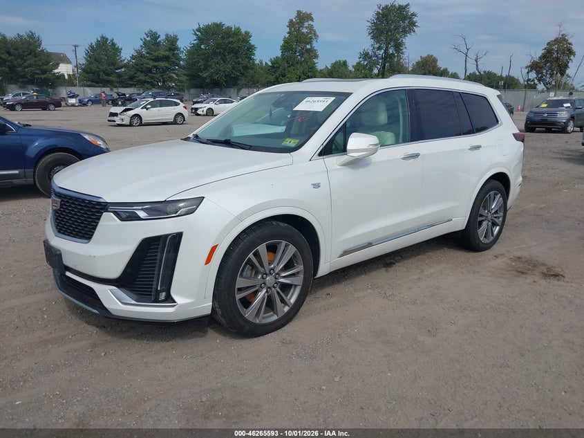 Vin: 1gykpcrs8lz100772, lot: 46765672, cadillac xt6 fwd premium luxury 20202