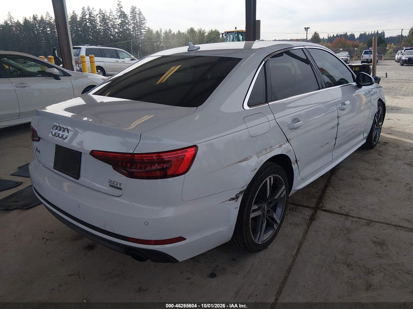 Vin: wauenaf43hn027034, lot: 46765683, audi a4 2.0t premium 20174