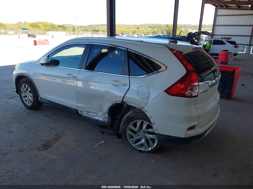 Vin: 5j6rm4h73fl096762, lot: 46765687, honda cr-v ex-l 20153