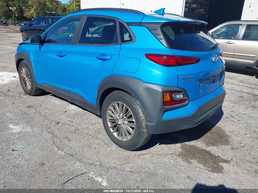 Vin: km8k6caa0ku257781, lot: 46765709, hyundai kona sel 20193