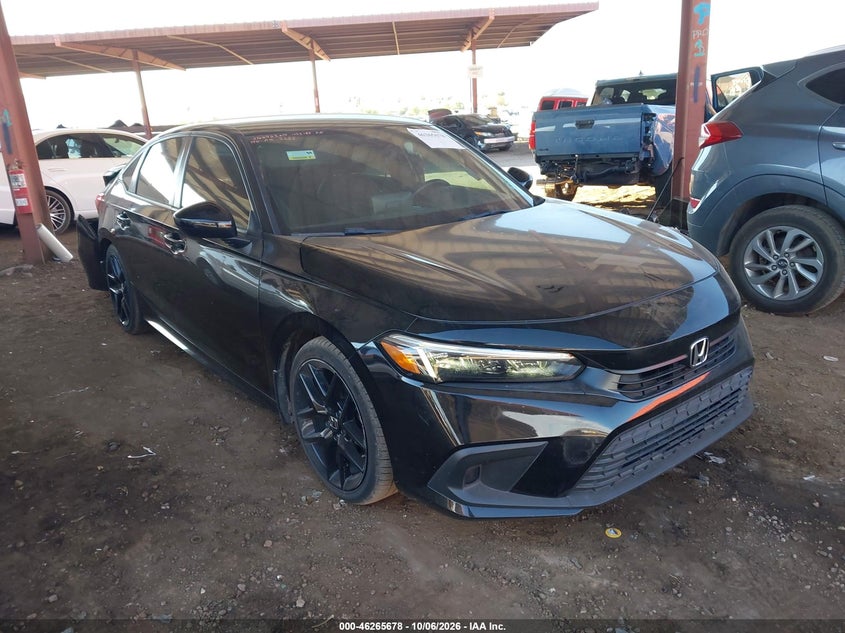Vin: 2hgfe2f5xnh593333, lot: 46765757, honda civic sport 20221