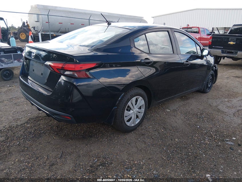 Vin: 3n1cn8dv4ll903264, lot: 46765760, nissan versa s xtronic cvt 20204