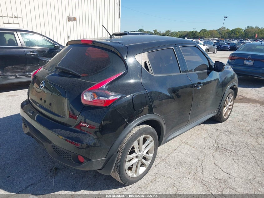 Vin: jn8af5mvxht750610, lot: 46765766, nissan juke s 20174