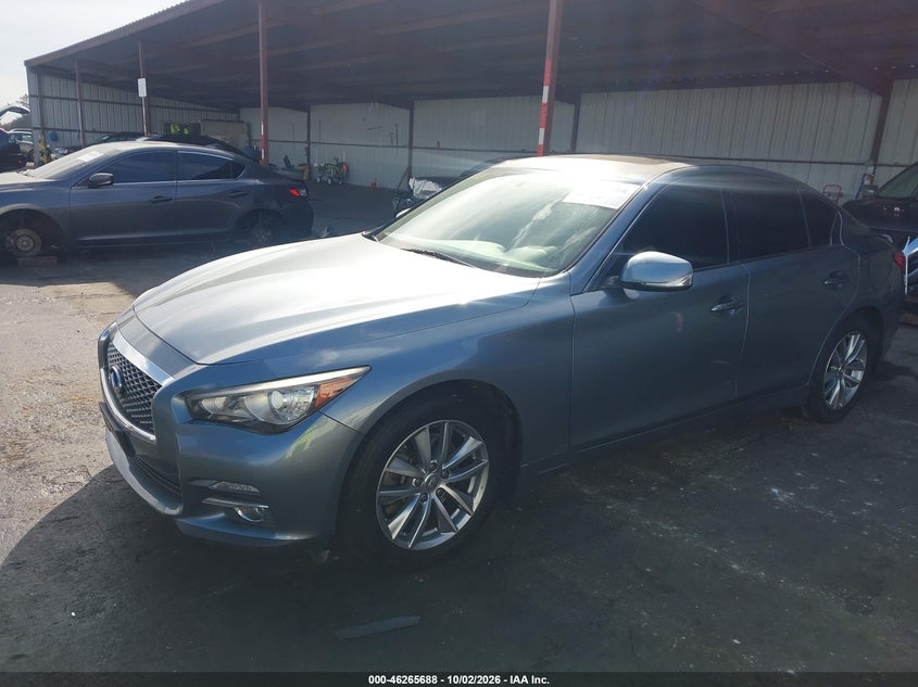 Vin: jn1cv7ap5gm202003, lot: 46765767, infiniti q50 2.0t premium 20162