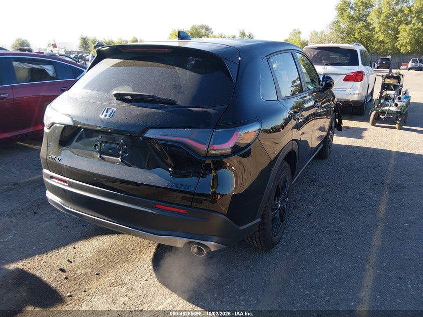Vin: 3czrz2h58tm704726, lot: 46765777, honda hr-v awd sport 20264