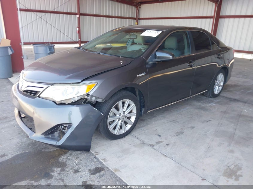 TOYOTA CAMRY HYBRID 2014 VIN 4T1BD1FKXEU105992