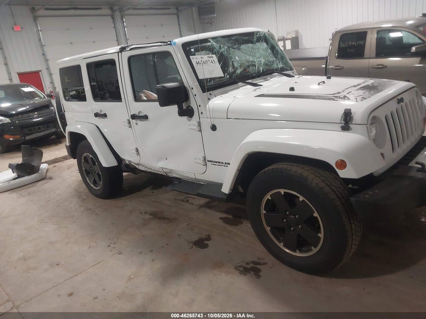 Vin: 1c4hjweg4cl269677, lot: 46765822, jeep wrangler unlimited sahara 20121