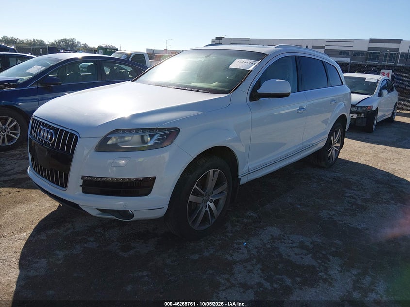 Vin: wa1lmafexdd015852, lot: 46765840, audi q7 3.0 tdi premium 20132