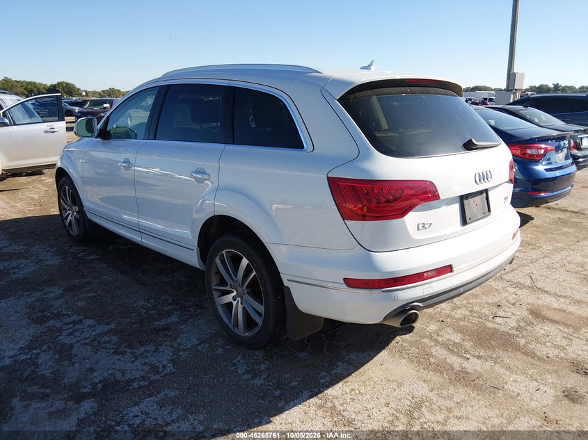 Vin: wa1lmafexdd015852, lot: 46765840, audi q7 3.0 tdi premium 20133