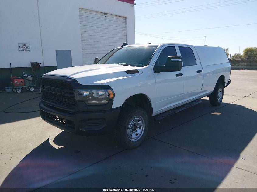 Vin: 3c6ur5hj1rg249618, lot: 46765894, ram 2500 tradesman  4x4 8' box 20242