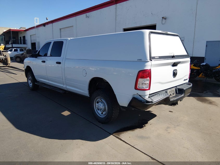 Vin: 3c6ur5hj1rg249618, lot: 46765894, ram 2500 tradesman  4x4 8' box 20243