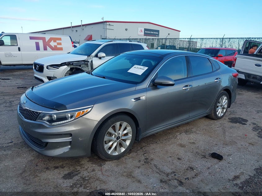 Vin: 5xxgu4l34gg013066, lot: 46765919, kia optima ex 20162