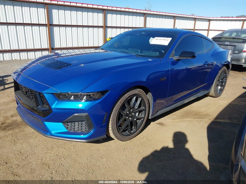 Vin: 1fa6p8cf5r5406348, lot: 46765943, ford mustang gt 20242