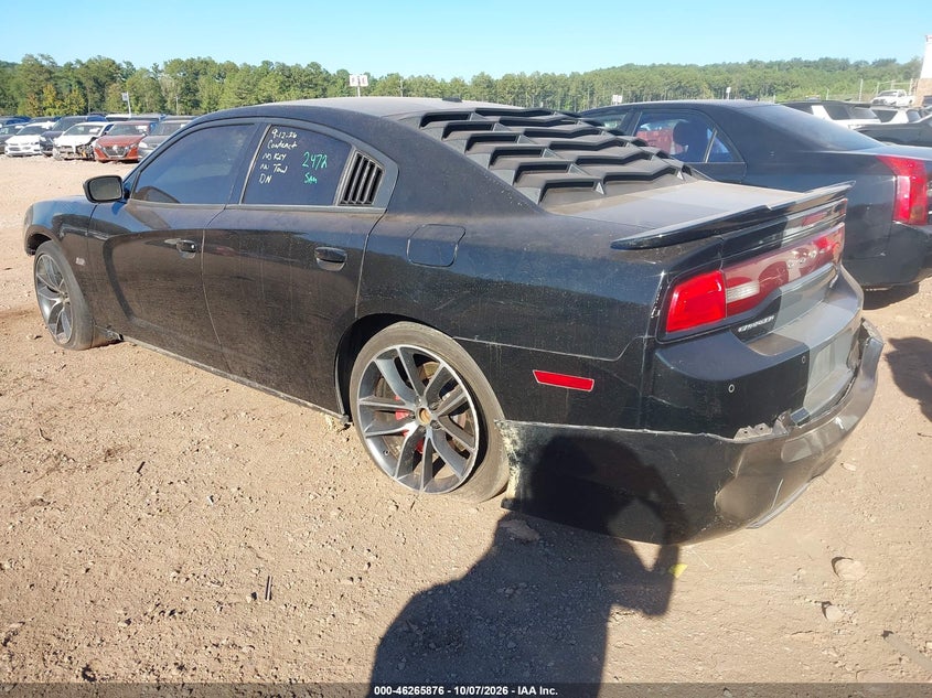 Vin: 2c3cdxej3dh525586, lot: 46765955, dodge charger srt8 20133