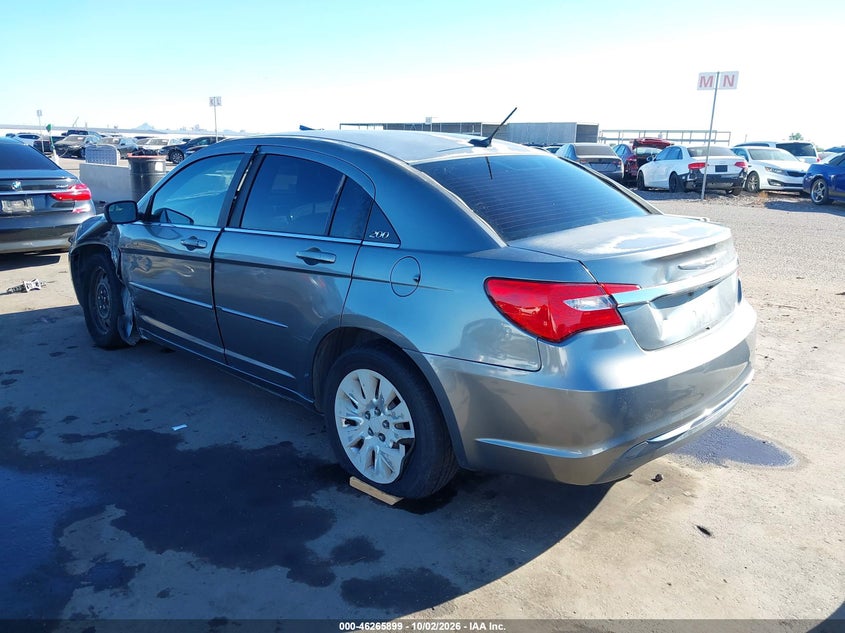 Vin: 1c3ccbab1cn225801, lot: 46765978, chrysler 200 lx 20123
