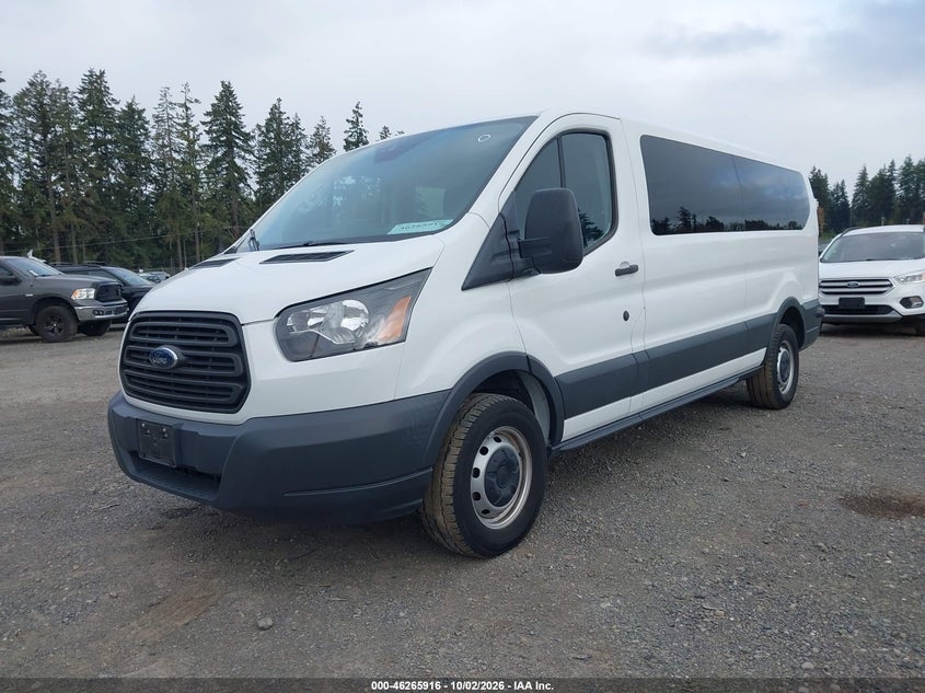 Vin: 1fbzx2zm3jkb36055, lot: 46765995, ford transit-350 xl 20182