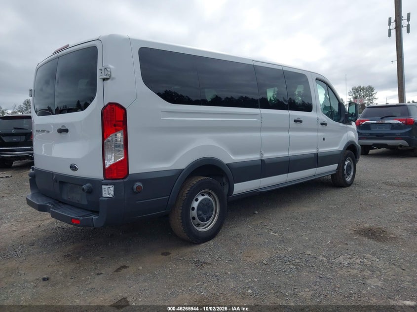 Vin: 1fbzx2zm9jkb31300, lot: 46766023, ford transit-350 xl 20184