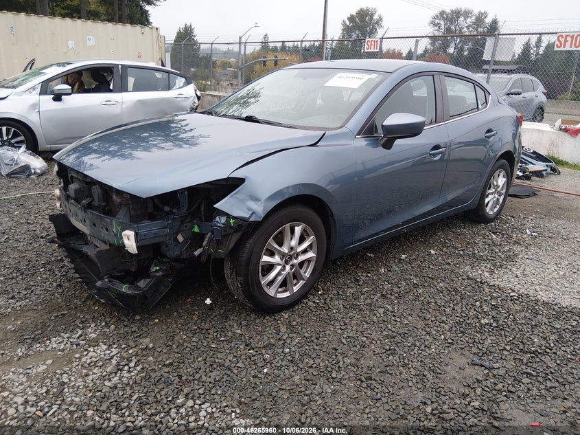 Vin: jm1bm1u77g1337151, lot: 46766039, mazda mazda3 i sport 20162
