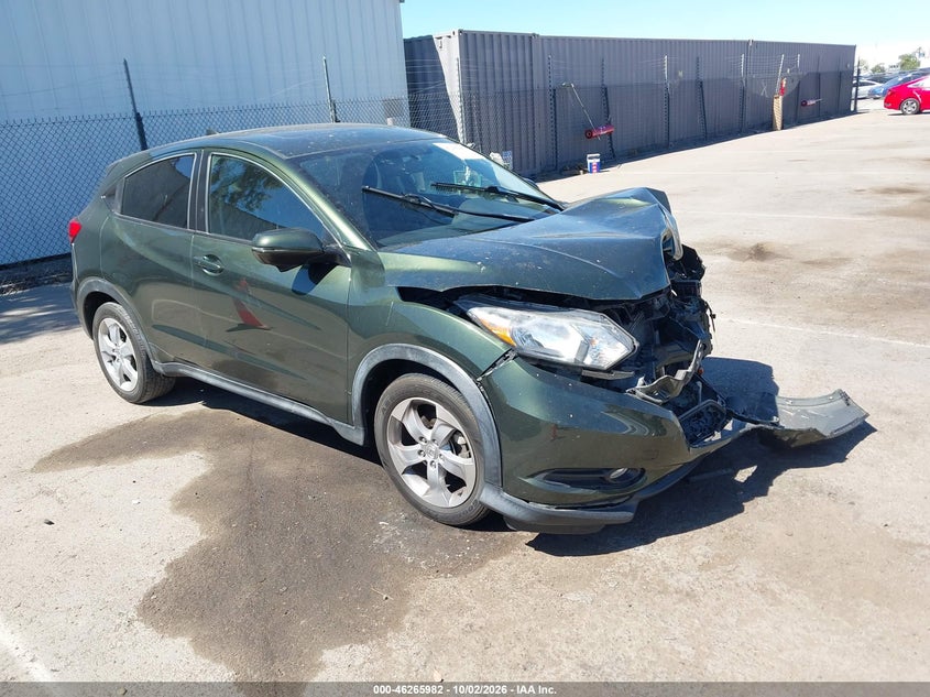 2016 Honda Hr-V Ex, Front, IAAI, VIN 3CZRU5G51GM736800