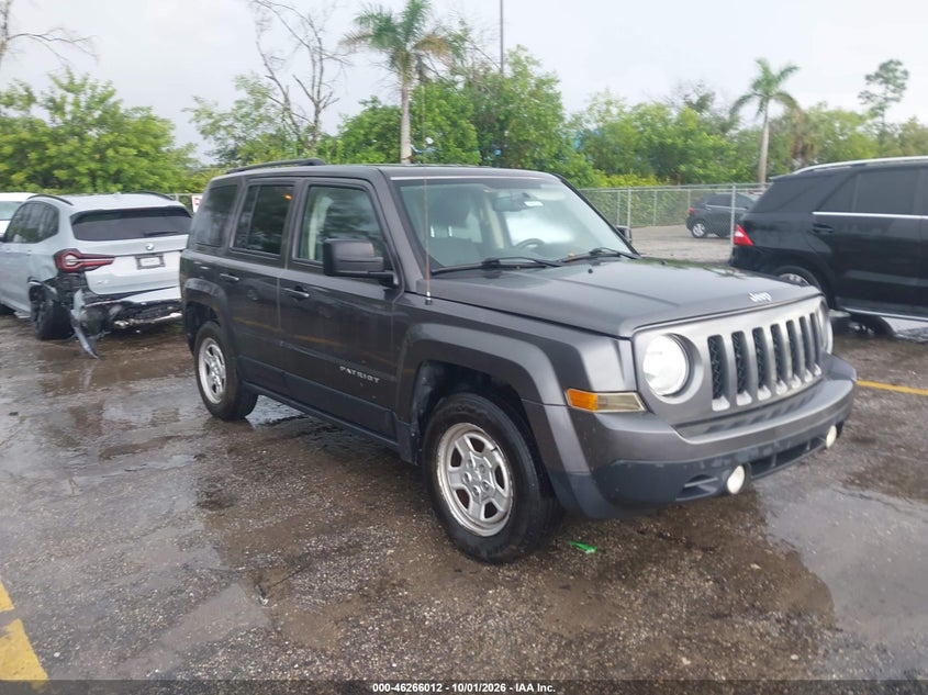 Vin: 1c4njpba0gd776519, lot: 46766091, jeep patriot sport 2016 img_1