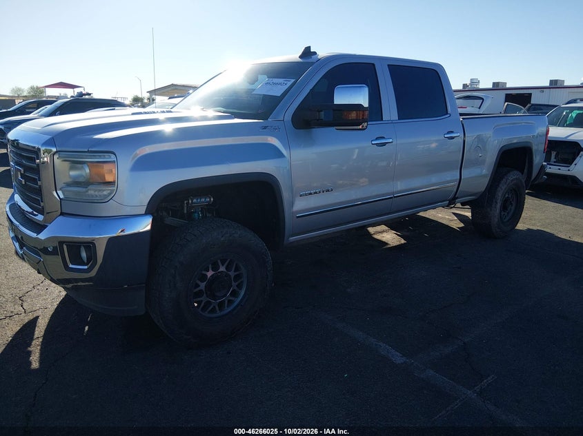 Vin: 1gt12ze8xff664586, lot: 46766104, gmc sierra 2500hd available wifi slt 20152