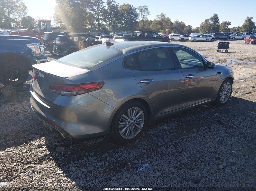 Vin: 5xxgv4l22gg077403, lot: 46766122, kia optima sxl turbo 20164