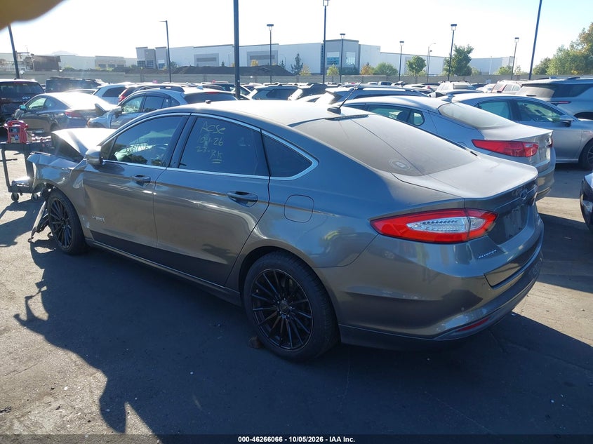 Vin: 3fa6p0lu6er256256, lot: 46766145, ford fusion hybrid se 20143