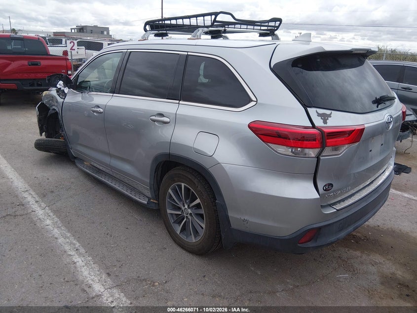 Vin: 5tdkzrfh1js549060, lot: 46766150, toyota highlander xle 20183