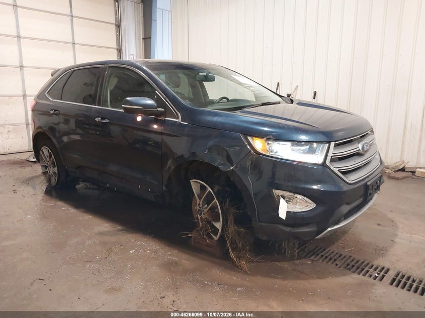 Vin: 2fmpk4k94hbc49435, lot: 46766178, ford edge titanium 20171