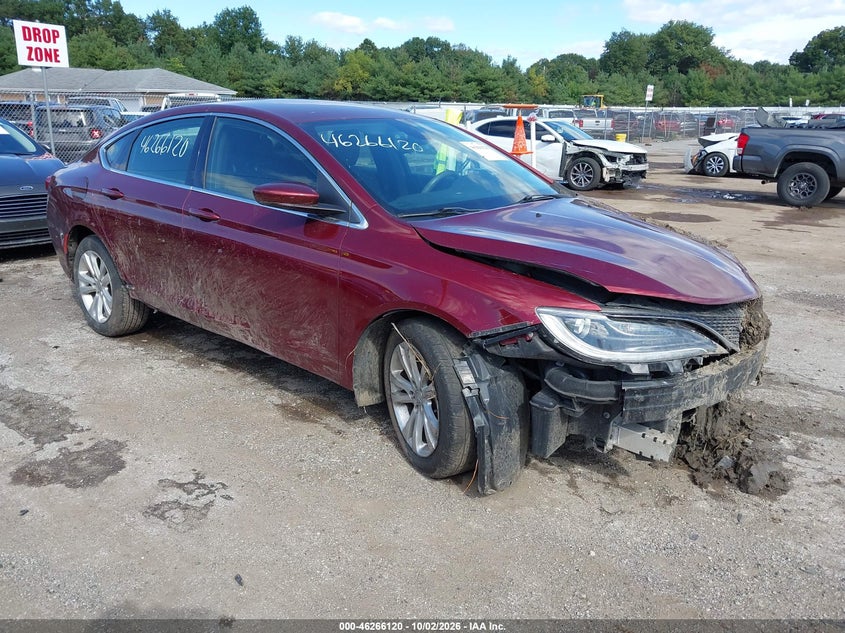 Vin: 1c3cccab6fn647508, lot: 46766199, chrysler 200 limited 2015 img_1