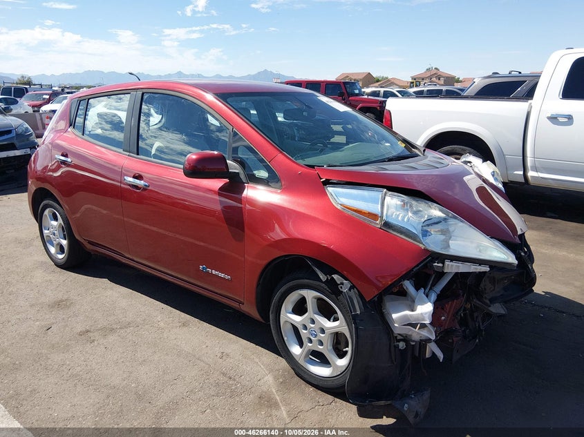 Vin: 1n4az0cp8dc418920, lot: 46766219, nissan leaf sv 20131