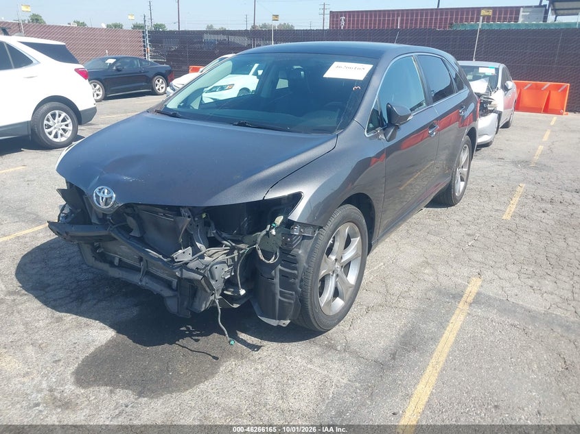Vin: 4t3zk3bb0du063313, lot: 46766244, toyota venza xle v6 20132