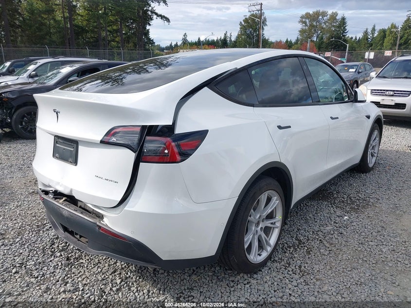 Vin: 5yjygdee8mf204739, lot: 46766285, tesla model y long range dual motor all-wheel drive 20214