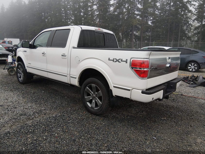 Vin: 1ftfw1et1bfc24461, lot: 46766302, ford f-150 platinum 20113