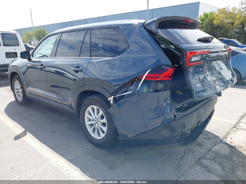Vin: 5tdaaab51ts133819, lot: 46766315, toyota grand highlander xle 20263