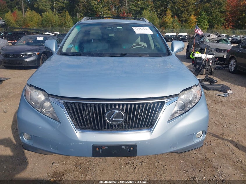 LEXUS RX 350 2011 VIN 2T2BK1BA7BC092422