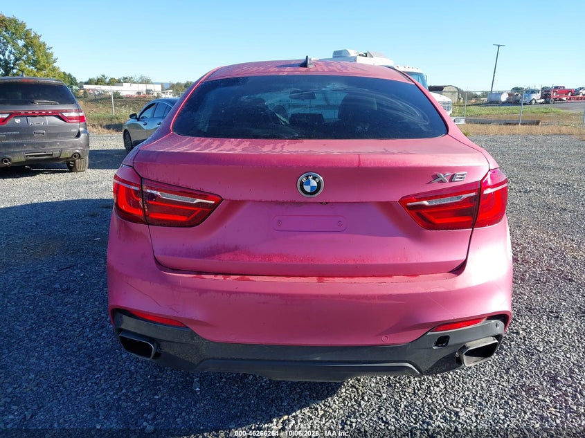 BMW X6 2017 VIN 5UXKU2C32H0X48208