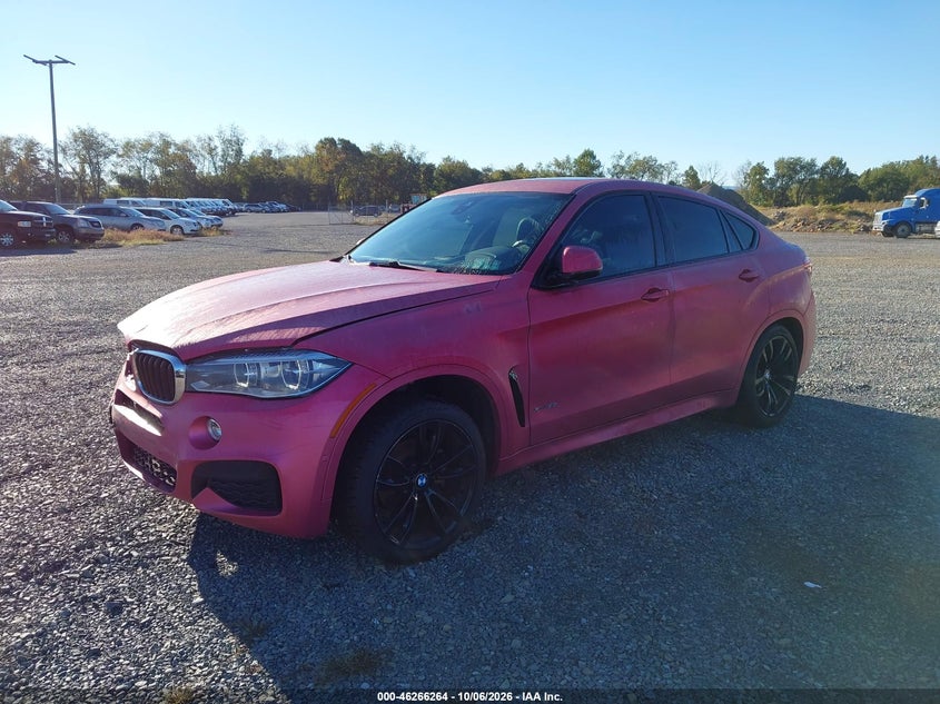 BMW X6 2017 VIN 5UXKU2C32H0X48208