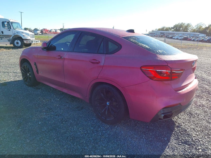 BMW X6 2017 VIN 5UXKU2C32H0X48208
