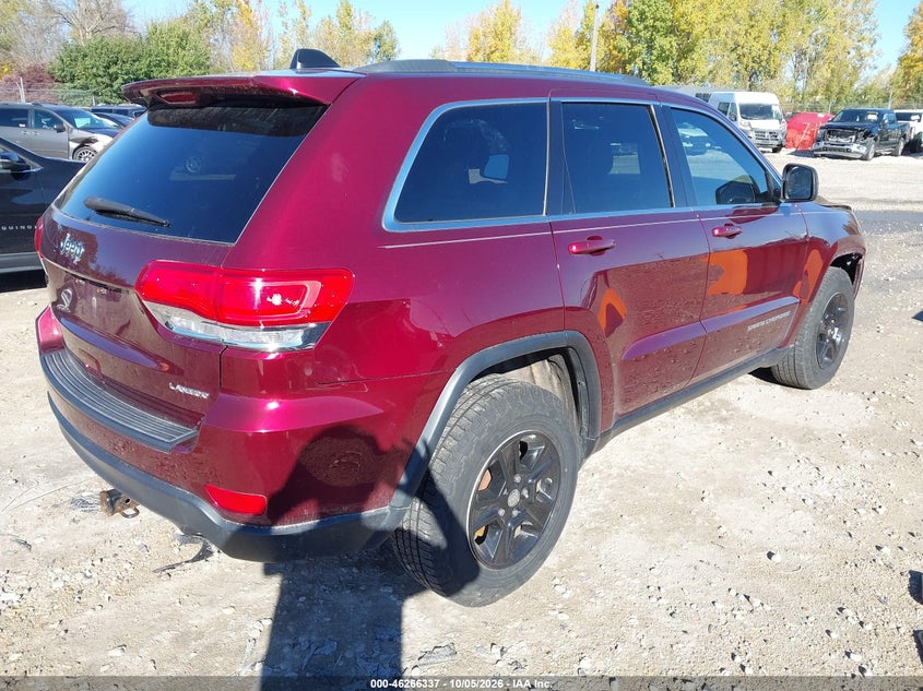 Vin: 1c4rjfag6gc339244, lot: 46766416, jeep grand cherokee laredo 20164