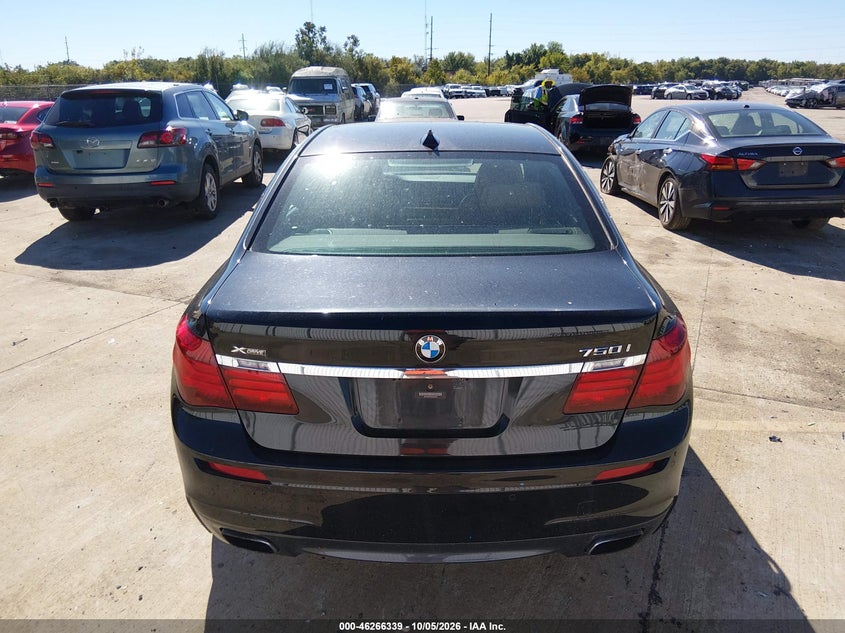 BMW 750I 2013 VIN WBAYB6C54DD223631