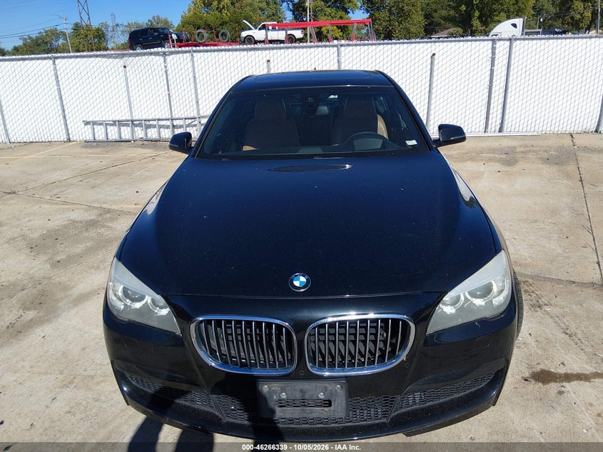 BMW 750I 2013 VIN WBAYB6C54DD223631