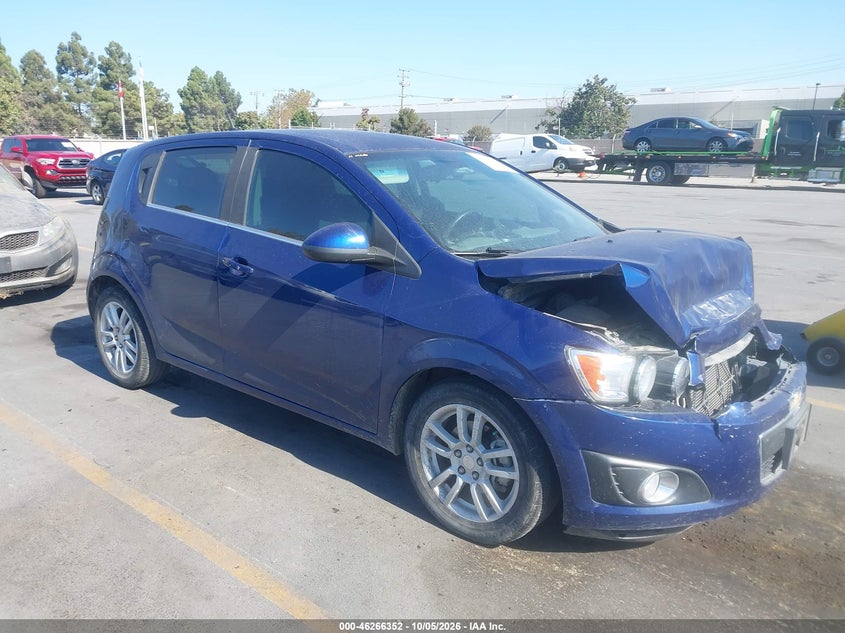 Vin: 1g1jc6sh5d4120613, lot: 46766431, chevrolet sonic lt auto 20131