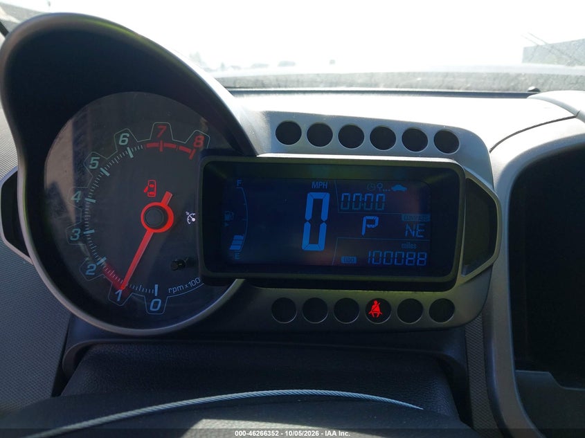 CHEVROLET SONIC 2013 VIN 1G1JC6SH5D4120613
