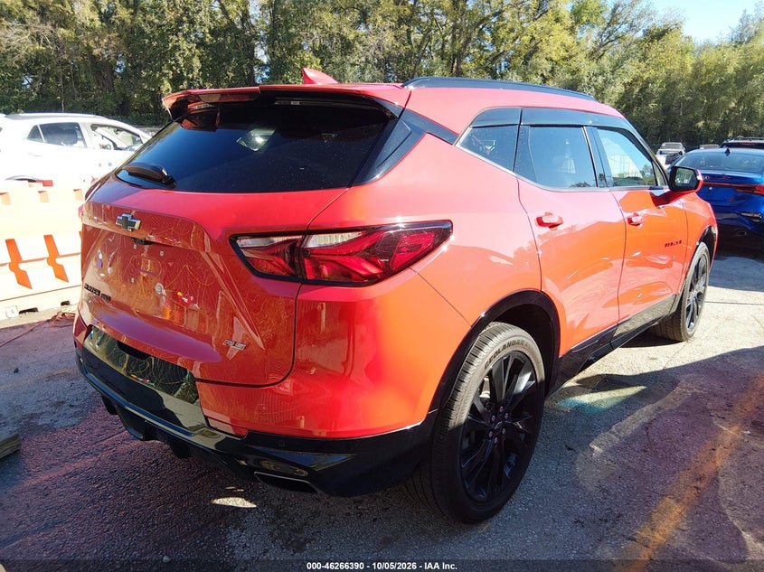 Vin: 3gnkbkrs7ms538509, lot: 46766469, chevrolet blazer awd rs 20214